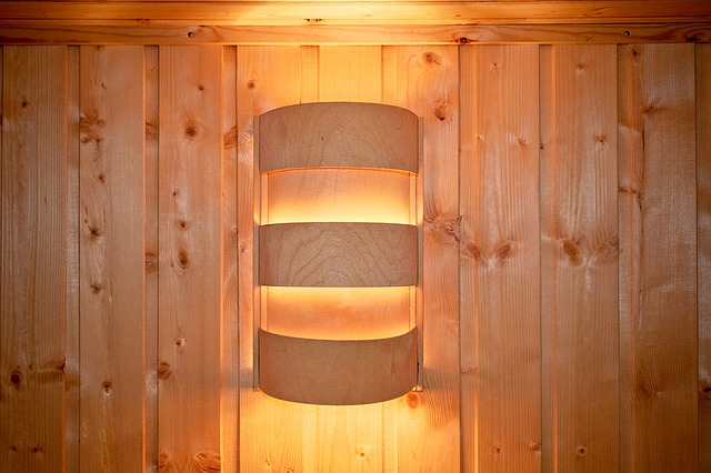 sauna lampa